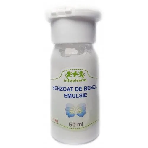 BENZOAT DE BENZIL EMULSIE 50ML infopharm — preț și oferte