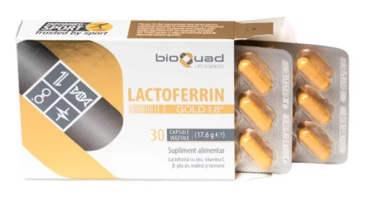 Lactoferrin Gold 1.8 - vitamine si minerale - 30 cps LAG30L PrimeFarma — preț și oferte