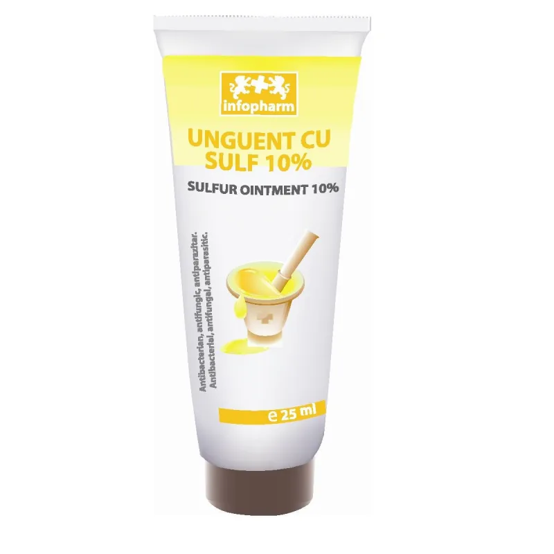 UNGUENT CU SULF 10% 25ML infopharm — preț și oferte