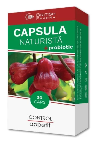 British Pharma Capsula de slabit naturala + Probiotic – pentru o slabire naturala – 30 cps PrimeFarma — preț și oferte