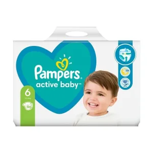 Pampers Scutece  Active Baby Marimea 6, Extra Large, 96 bucati