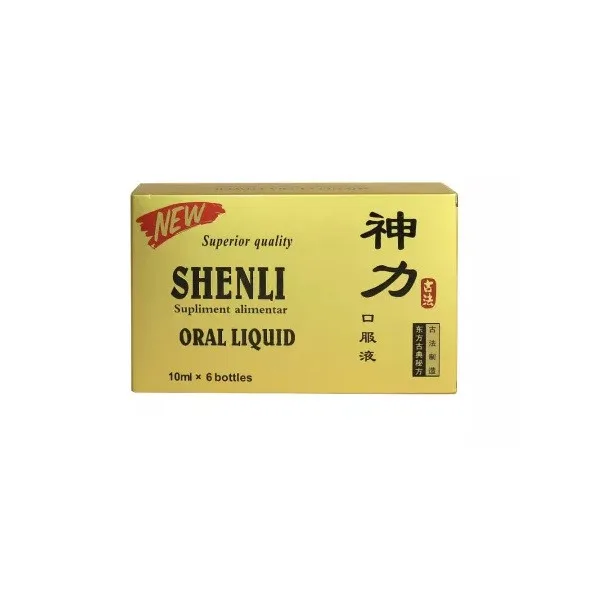 Shenli Oral Liquid Ultra Power - Potent, 6 fiole x 10 ml — preț și oferte