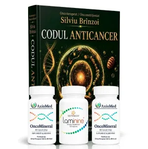 AxioMed Pachet Premium Laminine + 2 OncoMineral + Codul Anticancer