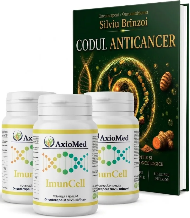 AxioMed Pachet 3 ImunCell si o carte Codul Anticancer — preț și oferte