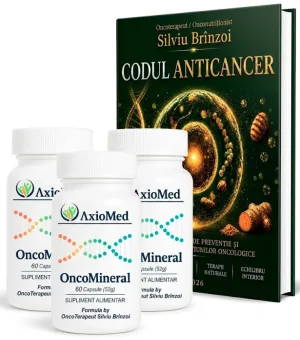 AxioMed Pachet 3 OncoMineral si o carte Codul Anticancer
