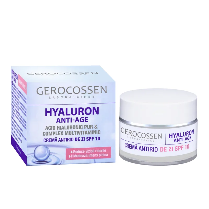 Crema antirid de zi Hyaluron Anti-Age 50ml, Gerocossen — preț și oferte