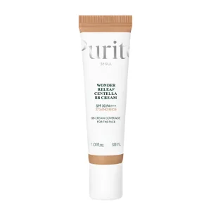 Crema BB multifunctionala cu SPF 30 PA+++, 27 Sand Beige, Wonder Releaf Centella, 30 ml, Purito