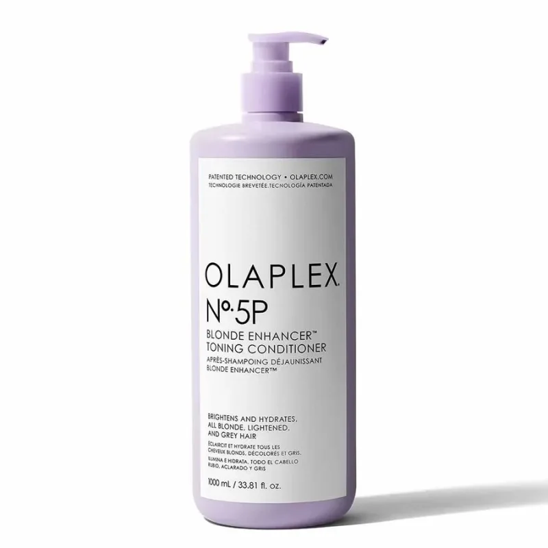 Balsam Nuanțator pentru Păr Blond Vopsit sau Decolorat Blonde Enhancer No. 5P, 1000 ml, Olaplex — preț și oferte