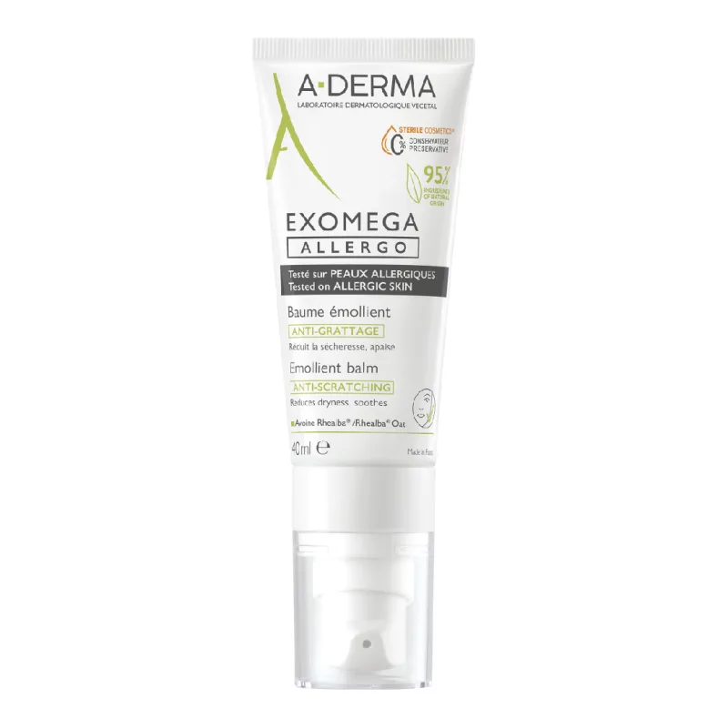 Balsam emolient Exomega Allergo DEFI, 40 ml, A-Derma — preț și oferte