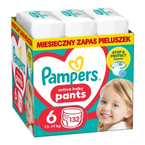 Scutece chilotel Active Baby Pants Nr.6, 13-19 kg, 132 bucati, Pampers
