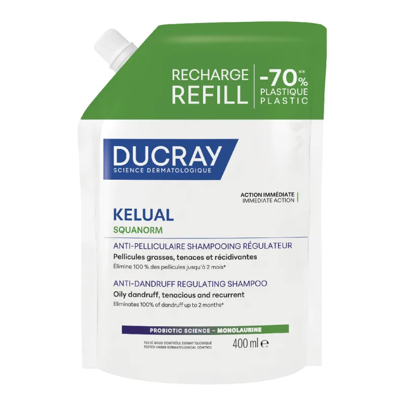 Rezerva eco Sampon matreata grasa Kelual Squanorm, 400 ml, Ducray — preț și oferte