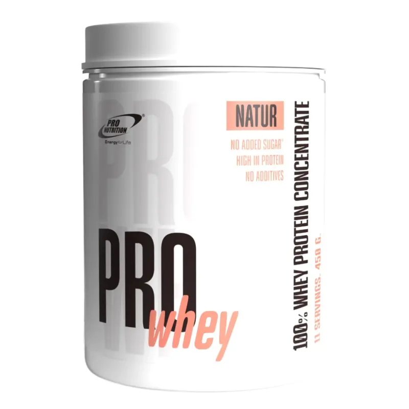Concentrat proteic Pro Whey Natur, 450 g, Pro Nutrition — preț și oferte