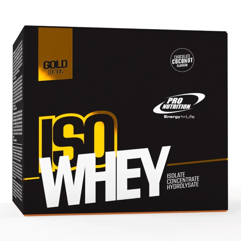 Supliment proteic Iso Whey Gold Edition, 15 plicuri*30g, Pro Nutrition — preț și oferte