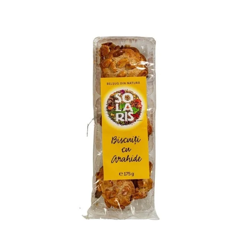 SOLARIS Biscuiti cu arahide,175g — preț și oferte