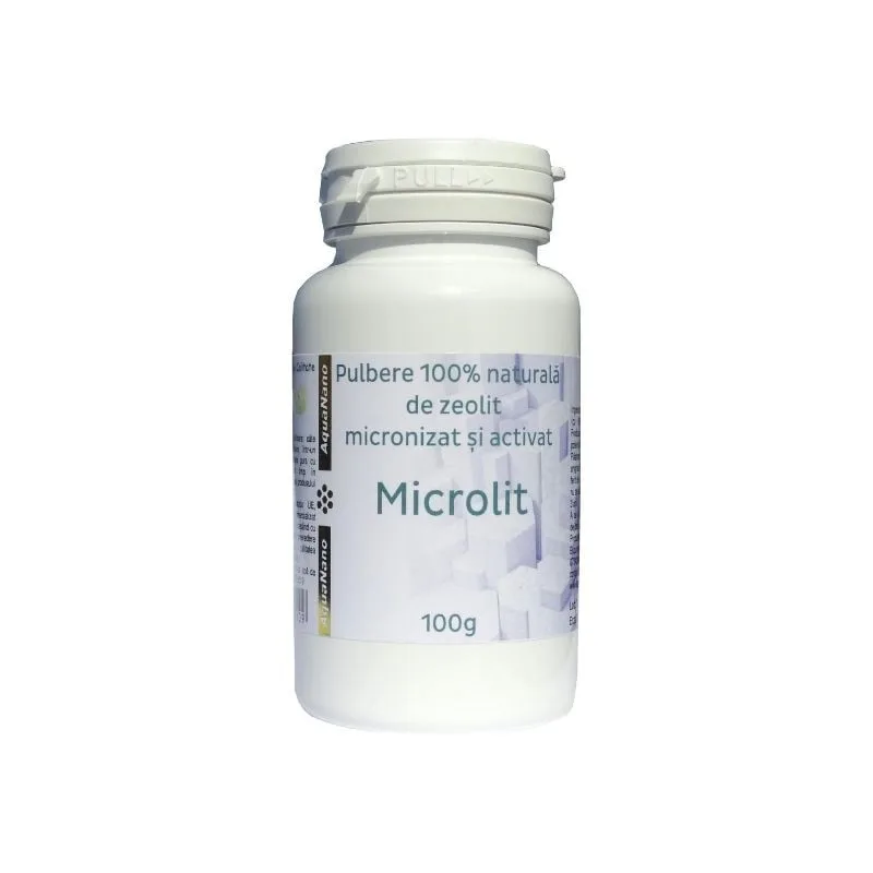 AGHORAS Microlit Zeolit micronizat si activat, 100g AQUANANO — preț și oferte