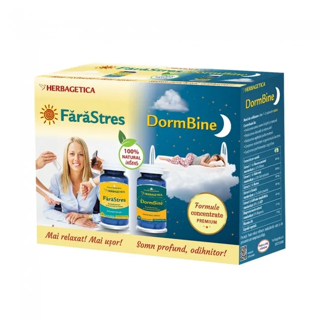 Farastres Dormbine Herbagetica 30 capsule + 30 capsule — preț și oferte