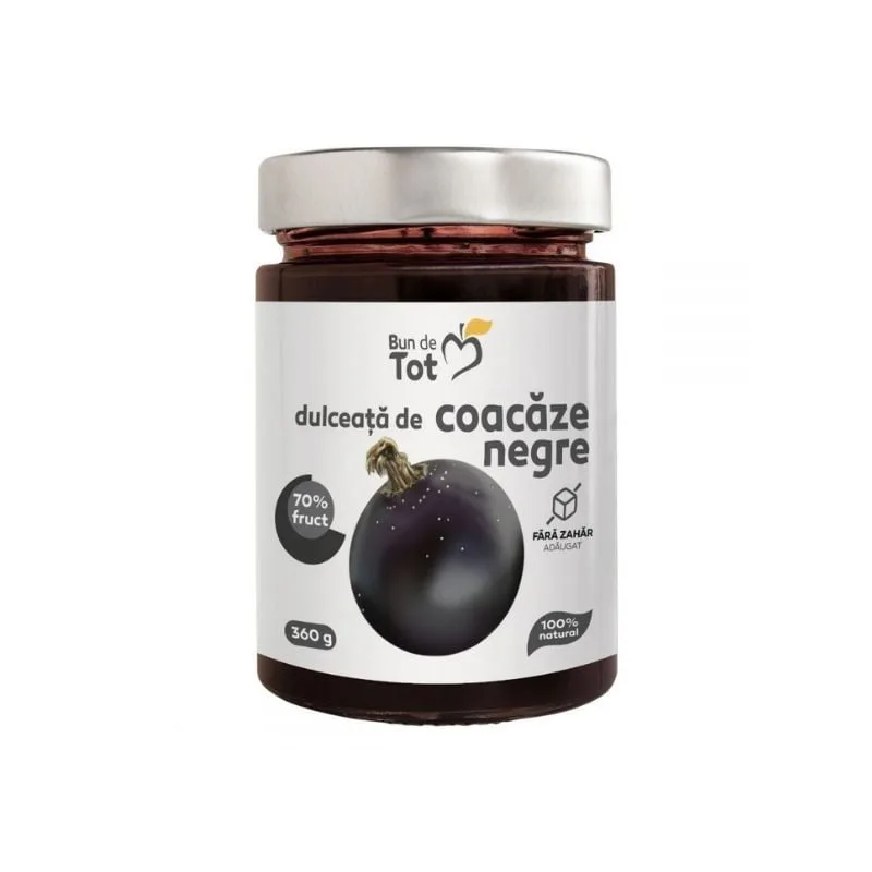 Dulceata de coacaze negre, 360g, Dacia Plant — preț și oferte