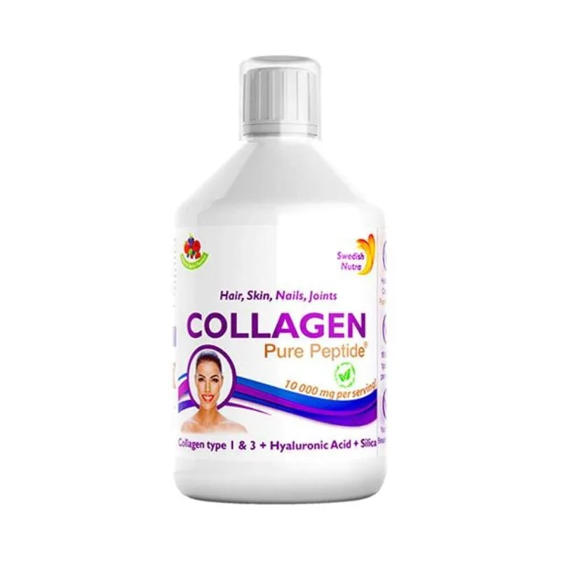 Colagen Lichid Hidrolizat 10000mg, 500ml, Swedish Nutra — preț și oferte