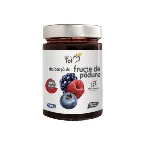 Dulceata din fructe de padure, 360 g, Dacia Plant