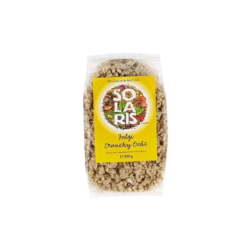 SOLARIS Fulgi Crunchy Ovaz, 300g — preț și oferte