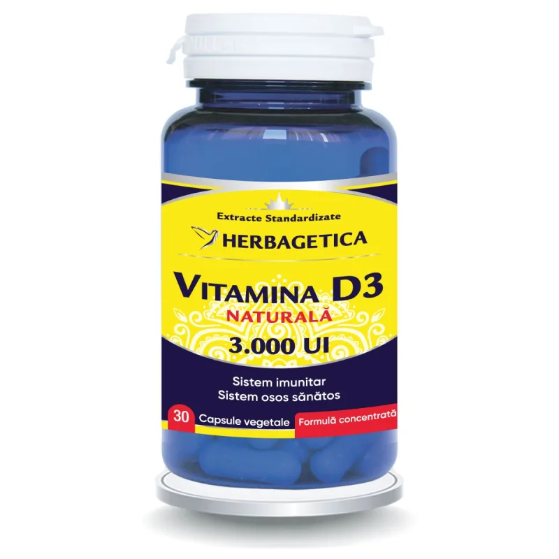 Vitamina D3 Naturala 3000 Ui — preț și oferte