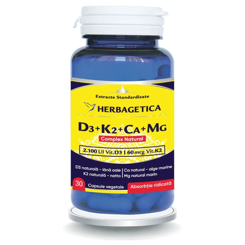 Complex Natural D3+K2+CA+MG — preț și oferte