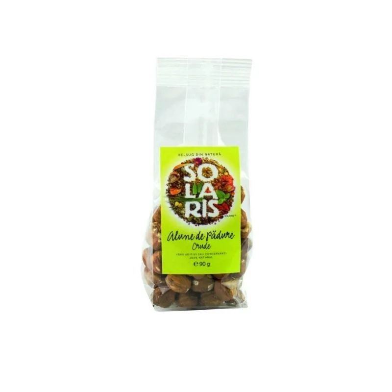 SOLARIS Alune de padure crude, 90g — preț și oferte