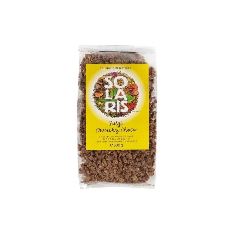Fulgi Crunchy Choco, 300 g, Solaris — preț și oferte