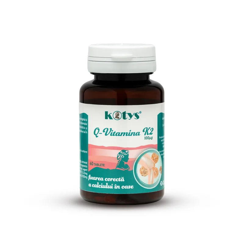 Vitamina K2 100 mcg, Kotys, 60 tablete Produse Kotys — preț și oferte