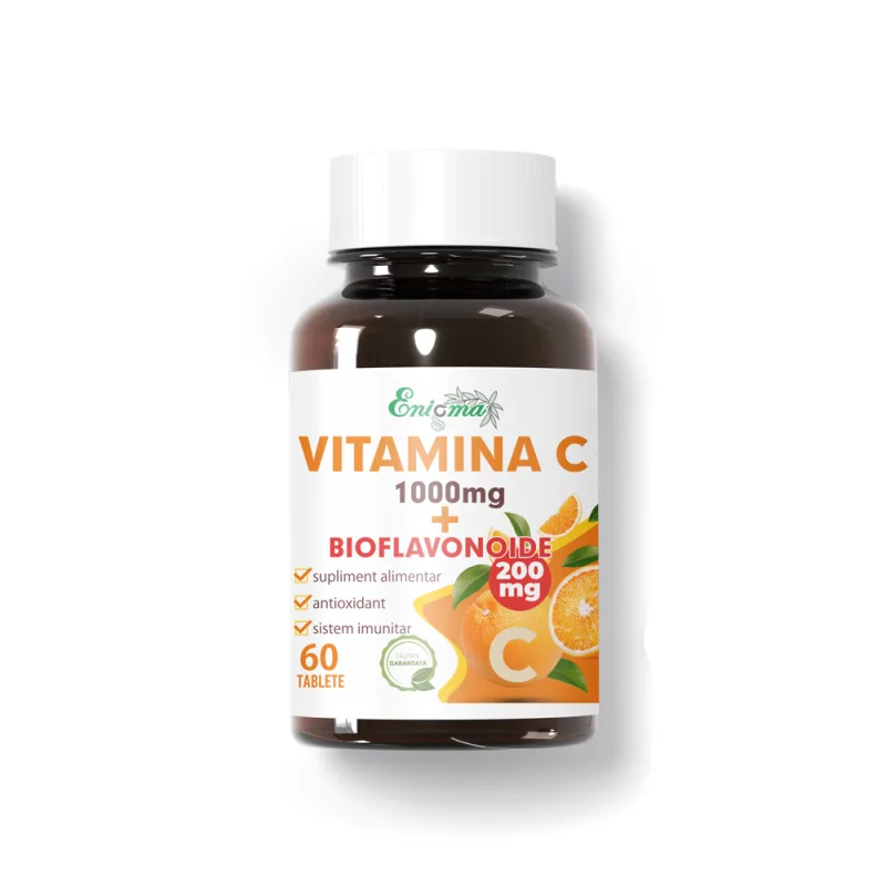 Vitamina C 1000mg plus Bioflavonoide 200mg, Enigma — preț și oferte