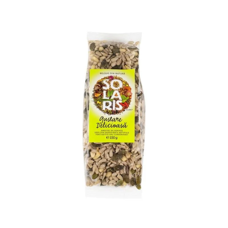 SOLARIS Gustare delicioasa Amestec de seminte, 150g — preț și oferte