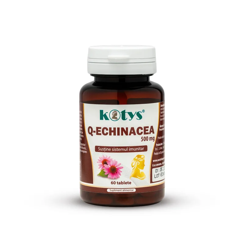 Q-Echinacea, 500mg, 60tb, Kotys Produse Kotys — preț și oferte