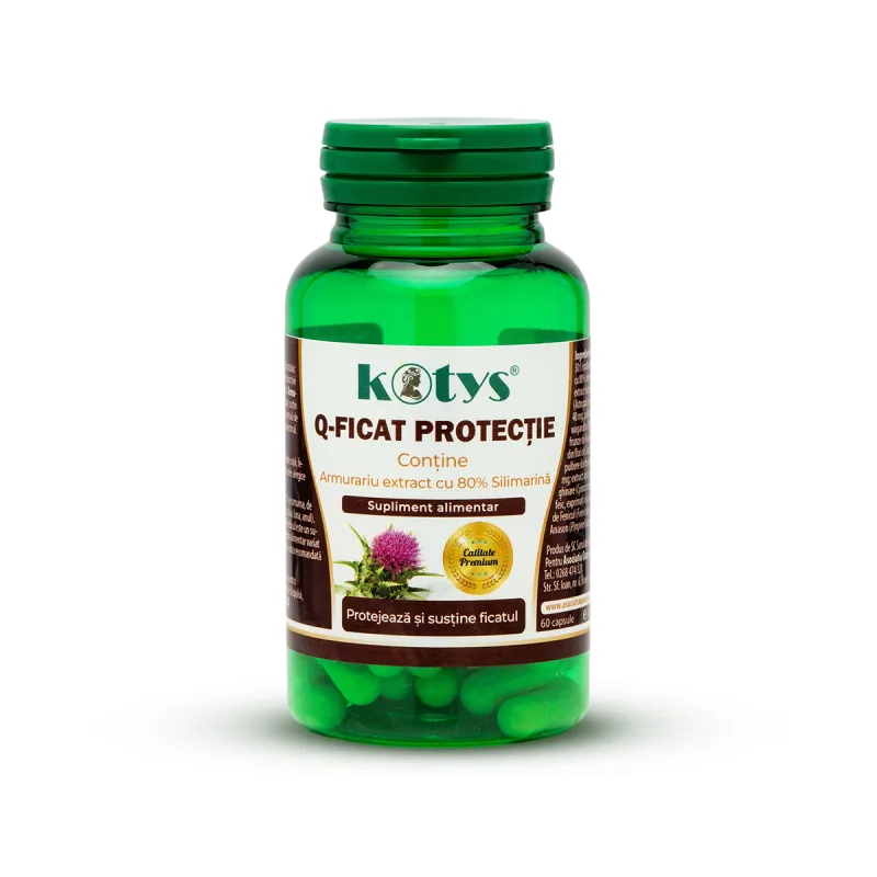 Q-Ficat Detoxifiere, 60cps, Kotys Produse Kotys — preț și oferte
