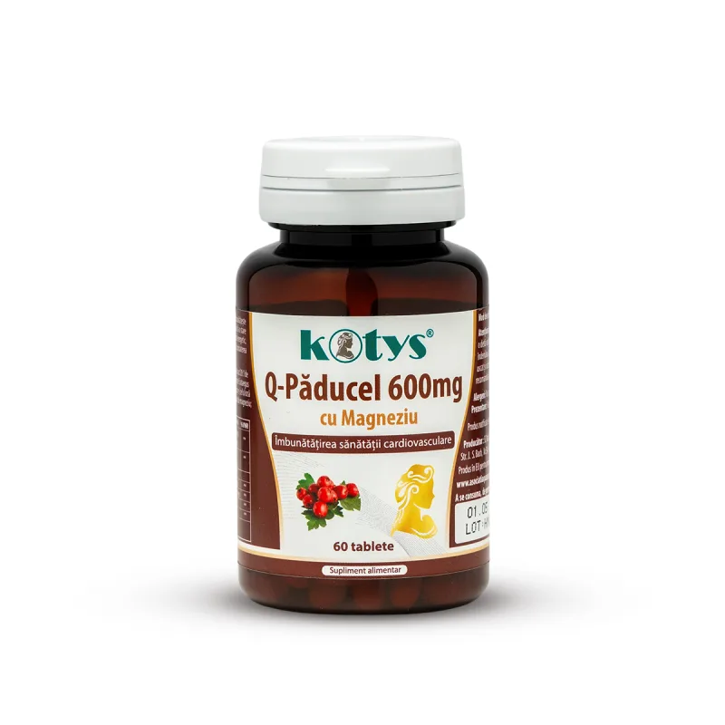 Q-Paducel 600mg cu Magneziu, 60tb, Kotys Produse Kotys — preț și oferte