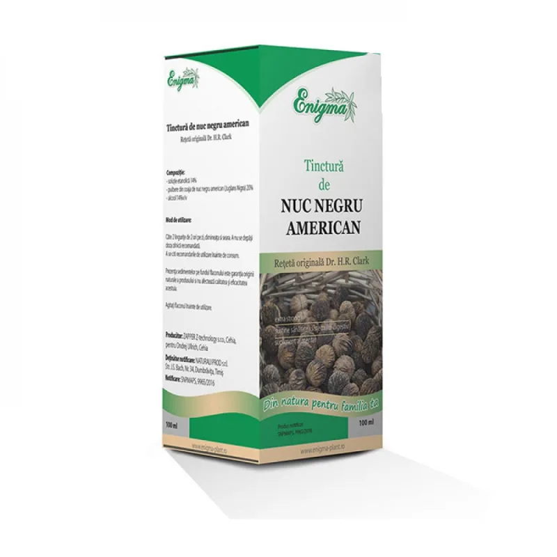Tinctură de Nuc Negru American (100 ml), Enigma — preț și oferte