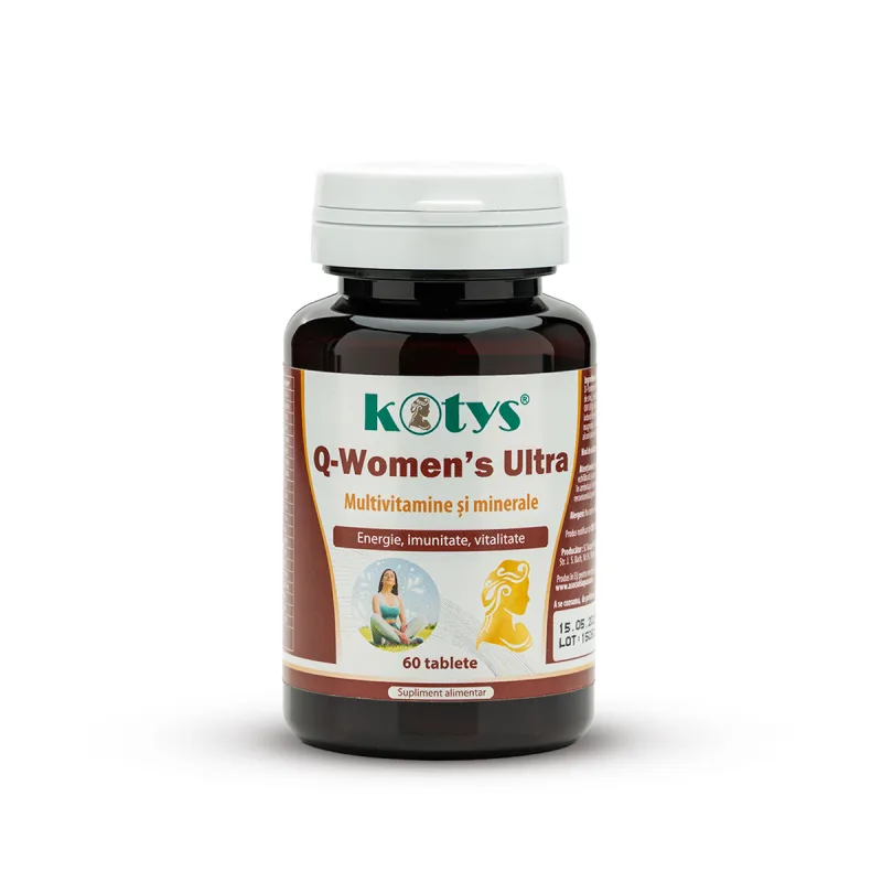 Women’s Ultra 60 tablete , care contin 21 de ingrediente active esentiale pentru echilibru zilnic si sustinere imunitara Produse Kotys — preț și oferte