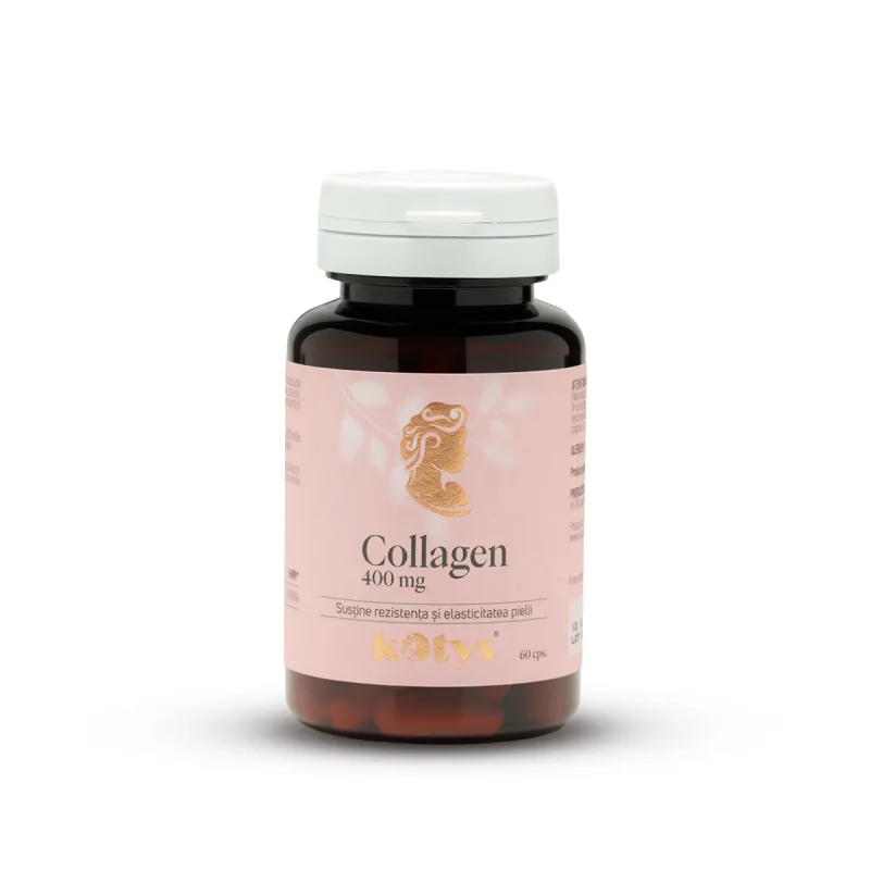 Collagen 400 mg - 60 capsule pentru susținerea pielii si a articulațiilor, Kotys Produse Kotys — preț și oferte