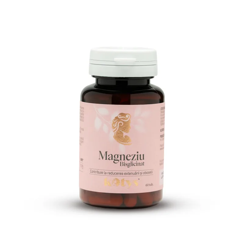 Magneziu Bisglicinat -- 60 tablete pentru reducerea oboselii și susținerea sistemului nervos, Kotys Produse Kotys — preț și oferte