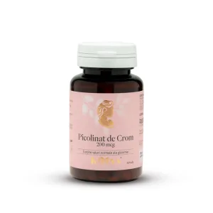 Picolinat de Crom 200 mcg -- 60 tablete pentru menținerea valorilor normale ale glicemiei, Kotys