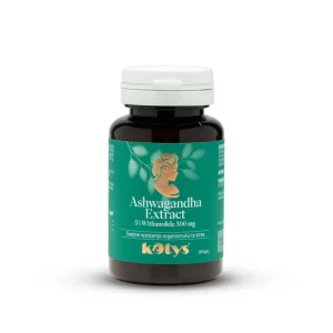 Ashwagandha Extract 500 mg -- 60 capsule pentru susținerea rezistenței organismului la stres, Kotys