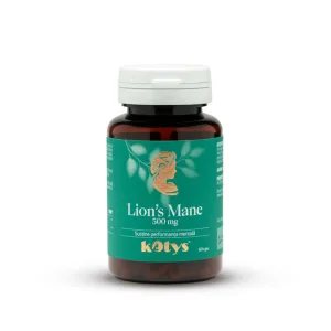 Lion's Mane 500 mg -- 60 capsule pentru susținerea performanței mentale, Kotys