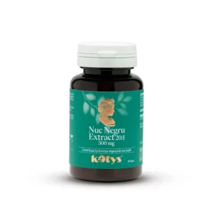 Nuc Negru Extract 20:1 500 mg -- 60 capsule pentru susținerea funcției digestive, Kotys