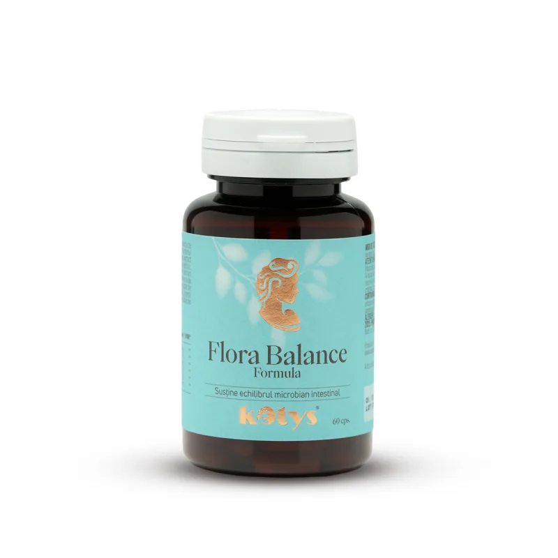 Flora Balance Formula -- 60 capsule pentru echilibrul microbiomului intestinal și confort digestiv, Kotys Produse Kotys — preț și oferte