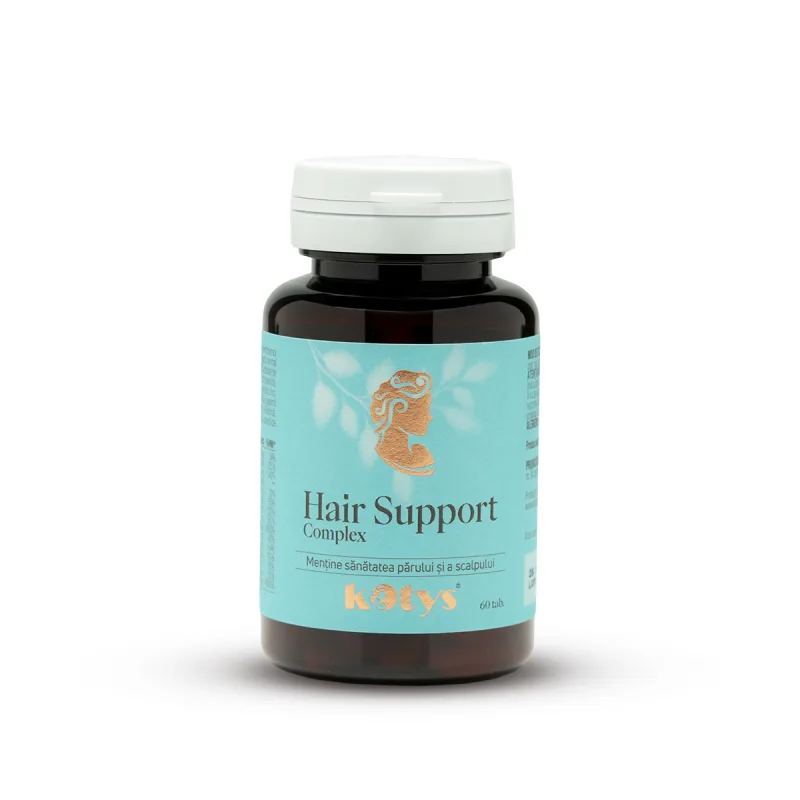 Hair Support Complex -- 60 tablete pentru sănătatea părului, pielii și unghiilor, Kotys Produse Kotys — preț și oferte