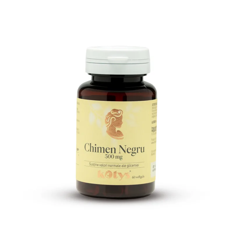 Chimen Negru 500 mg -- 60 capsule moi pentru susținerea glicemiei, Kotys Produse Kotys — preț și oferte