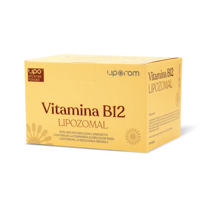 Vitamina B12 Lipozomală 300 mg Liporom – energie, sistem nervos și imunitate Liporom, Liposhell — preț și oferte