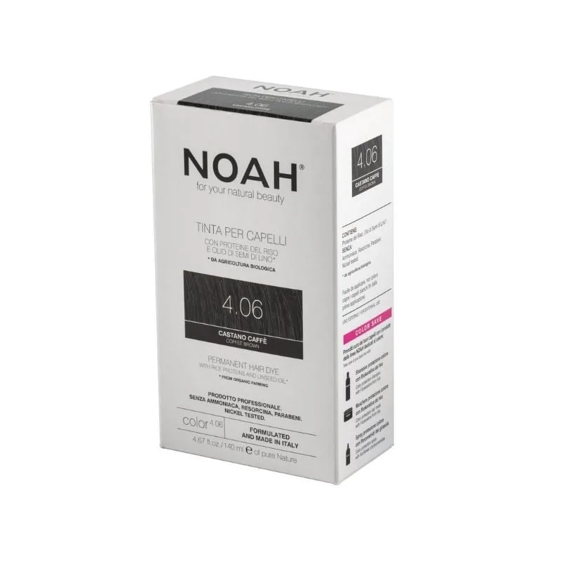 Noah Vopsea de par naturala fara amoniac, Saten cafeniu (4.06), 140ml — preț și oferte