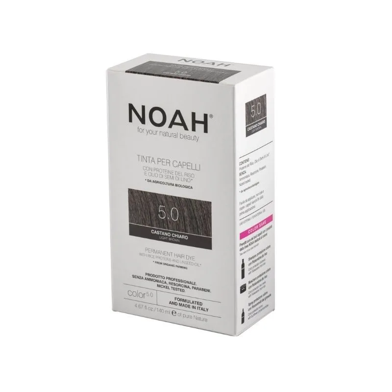 Noah Vopsea de par naturala fara amoniac, Saten deschis (5.0), 140ml — preț și oferte