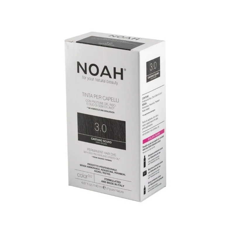 Noah Vopsea de par naturala fara amoniac, Saten inchis (3.0), 140ml — preț și oferte