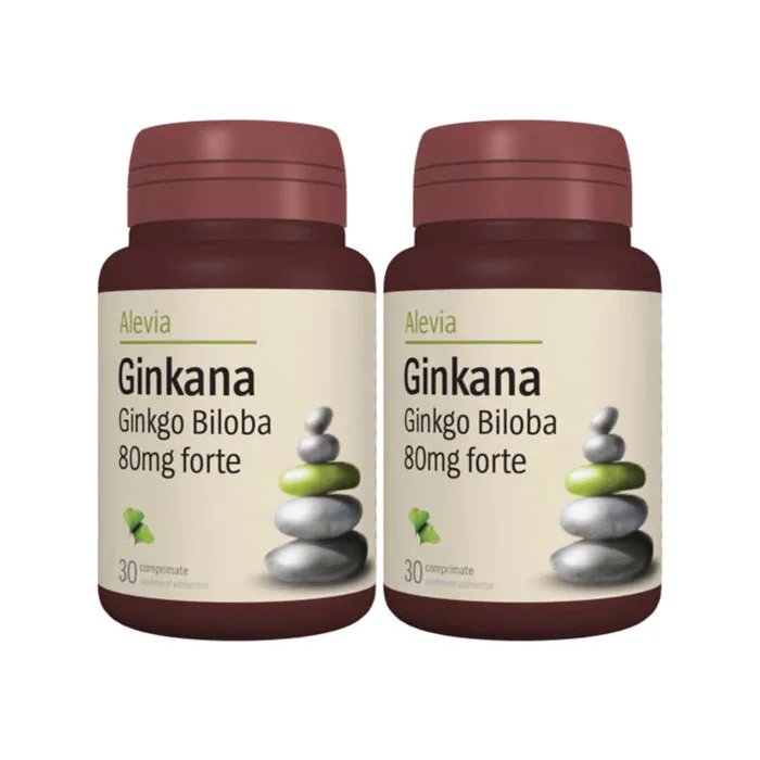 Ginkana Ginkgo Biloba 80mg forte — preț și oferte